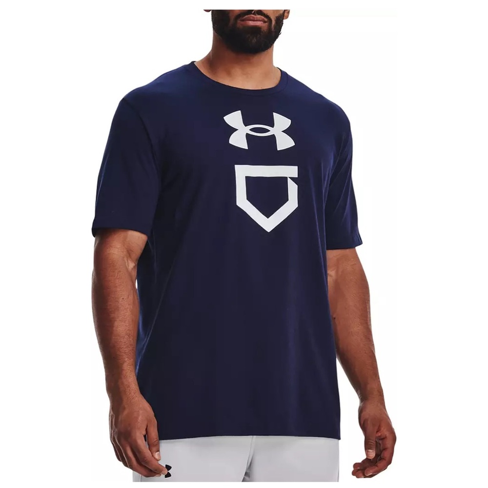 Under Armour Men's Blue Shield Graphic Tee Sz S